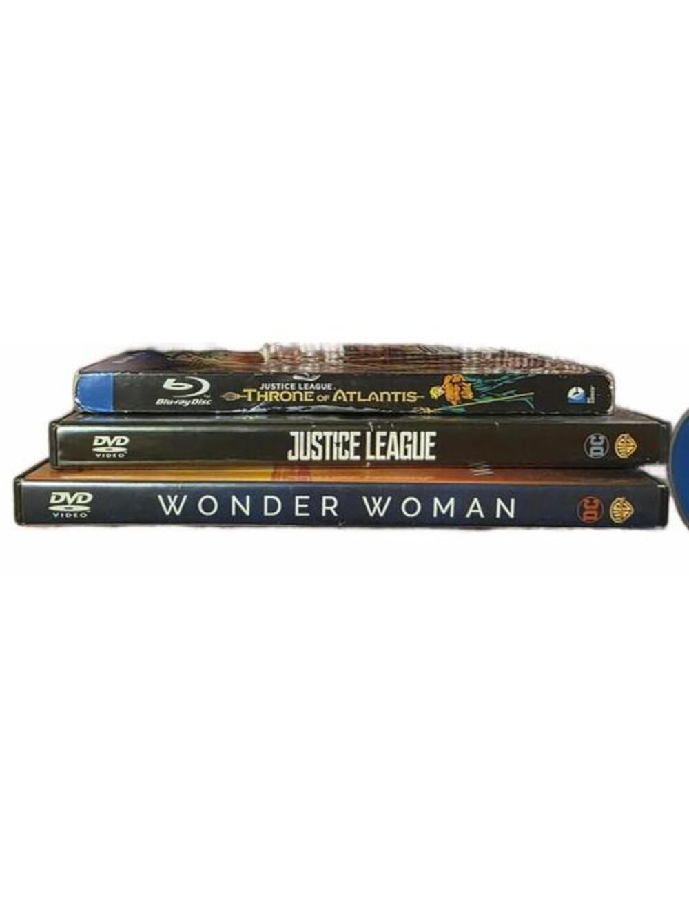Justice League + Wonder Woman DC Blu-ray & DVD Lot